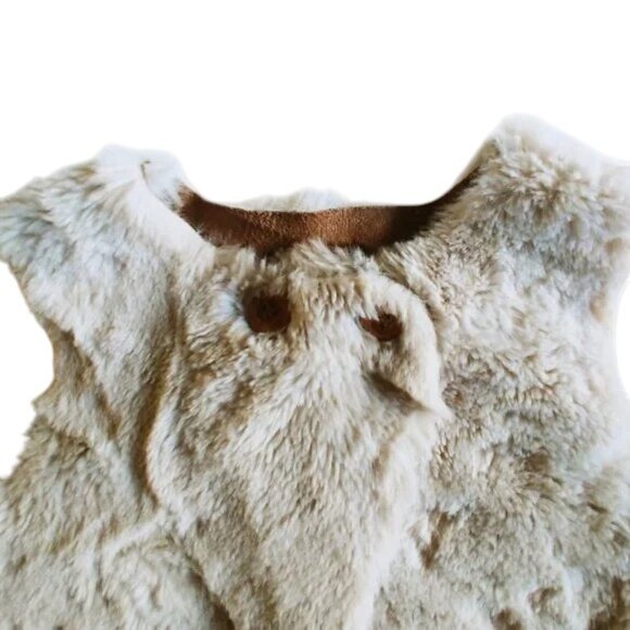 Zara Baby Girl Faux Fur Vest Size 2-3T - Picture 7 of 9